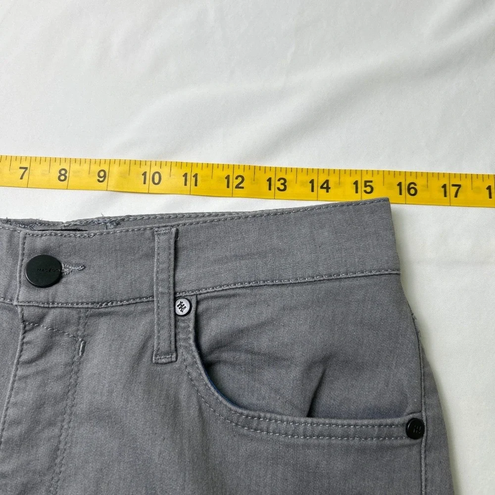 Maceoo Mens Jeans Leader Grey Slim Straight 5-Pocket Pants Size 31x30 Casual